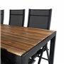 Matgrupp Bois med Panama matstolar, 205 × 90 cm