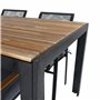 Matgrupp Bois med Dallas matstolar, 205 × 90 cm