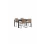 Matgrupp Togo med Lindos matstolar, 150 × 90 cm