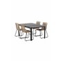 Matgrupp Togo med Lindos matstolar, 150 × 90 cm