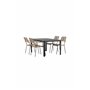 Matgrupp Togo med Lindos matstolar, 150 × 90 cm