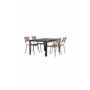 Matgrupp Togo med Lindos matstolar, 150 × 90 cm
