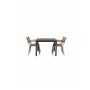 Matgrupp Togo med Lindos matstolar, 150 × 90 cm