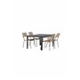Matgrupp Togo med Lindos matstolar, 150 × 90 cm