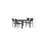 Matgrupp Togo med Santorini matstolar, 150 × 90 cm