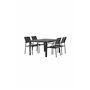 Matgrupp Togo med Santorini matstolar, 150 × 90 cm
