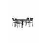 Matgrupp Togo med Santorini matstolar, 150 × 90 cm