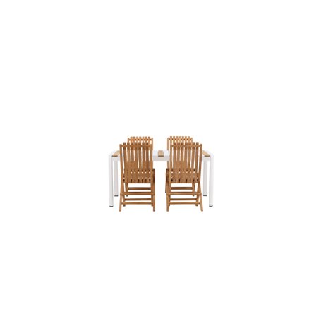 Matgrupp Togo med Ghana matstolar, 150 × 90 cm