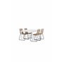 Matgrupp Togo med Lindos matstolar, 150 × 90 cm