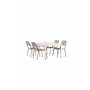 Matgrupp Togo med Lindos matstolar, 150 × 90 cm