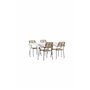 Matgrupp Togo med Lindos matstolar, 150 × 90 cm