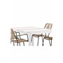 Matgrupp Togo med Lindos matstolar, 150 × 90 cm