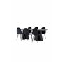 Matgrupp Bootcut med Polar matstolar, 230 × 115 cm
