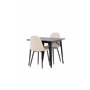 Matgrupp Tempe med Polar matstolar, 80 × 80 cm
