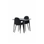 Matgrupp Tempe med Polar matstolar, 80 × 80 cm
