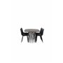 Matgrupp Stone med Polar matstolar, 220 × 100 cm
