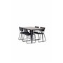 Matgrupp Tempe med Kenth matstolar, 140 × 80 cm