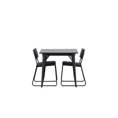 Matgrupp Tempe med Kenth matstolar, 80 × 80 cm