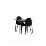 Matgrupp Tempe med Polar matstolar, 80 × 80 cm