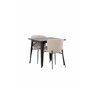 Matgrupp Tempe med Modesto matstolar, 80 × 80 cm
