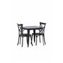 Matgrupp Tempe med Crosett matstolar, 80 × 80 cm
