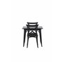 Matgrupp Tempe med Crosett matstolar, 80 × 80 cm