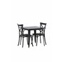 Matgrupp Tempe med Crosett matstolar, 80 × 80 cm