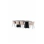 Matgrupp Bootcut med Limhamn matstolar, 230 × 115 cm