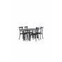 Matgrupp Stone med Crosett matstolar, 220 × 100 cm