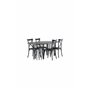 Matgrupp Stone med Crosett matstolar, 220 × 100 cm