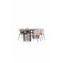 Matgrupp Stone med Modesto matstolar, 220 × 100 cm