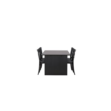 Matgrupp Vail med Crosett matstolar, 200 × 100 cm
