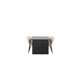 Matgrupp Vail med Limhamn matstolar, 200 × 100 cm