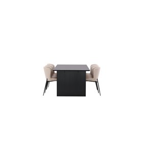 Matgrupp Vail med Modesto matstolar, 200 × 100 cm