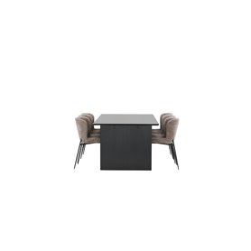 Matgrupp Vail med Modesto matstolar, 200 × 100 cm