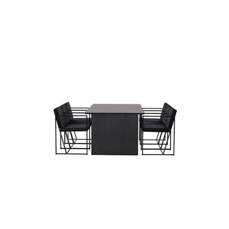 Matgrupp Vail med Richmond matstolar, 200 × 100 cm