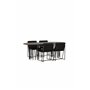 Matgrupp Stone med Richmond matstolar, 220 × 100 cm