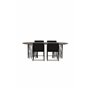 Matgrupp Stone med Richmond matstolar, 220 × 100 cm