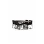 Matgrupp Stone med Richmond matstolar, 220 × 100 cm