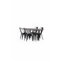 Matgrupp Stone med Tempe matstolar, 220 × 100 cm