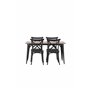 Matgrupp Tempe med Crosett matstolar, 140 × 80 cm