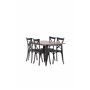 Matgrupp Tempe med Crosett matstolar, 140 × 80 cm