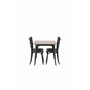 Matgrupp Tempe med Crosett matstolar, 140 × 80 cm