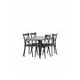 Matgrupp Tempe med Crosett matstolar, 140 × 80 cm