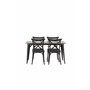 Matgrupp Tempe med Crosett matstolar, 140 × 80 cm