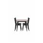 Matgrupp Tempe med Crosett matstolar, 140 × 80 cm