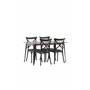 Matgrupp Tempe med Crosett matstolar, 140 × 80 cm
