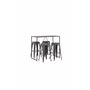 Matgrupp Brea med Tempe matstolar, 120 × 60 cm