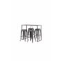 Matgrupp Brea med Tempe matstolar, 120 × 60 cm