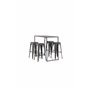 Matgrupp Brea med Tempe matstolar, 120 × 60 cm